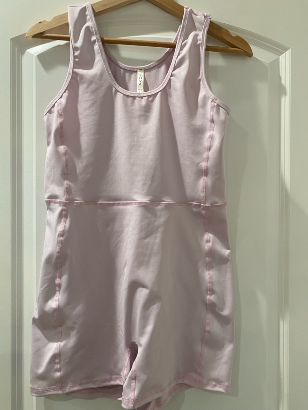 Soma Light Pink Athletic Romper Jumpsuit - Sleeveless Active One-Piece